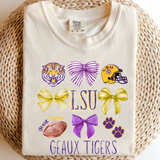 LSU comfort color Tee SS